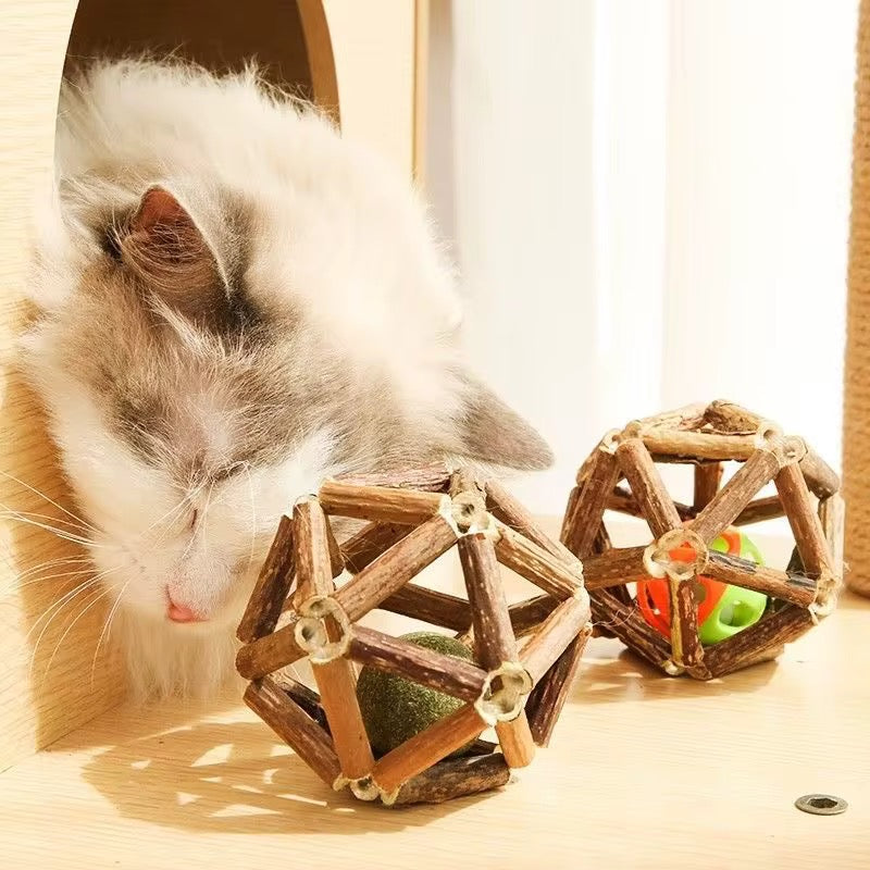 Bolita para masticar con catnip