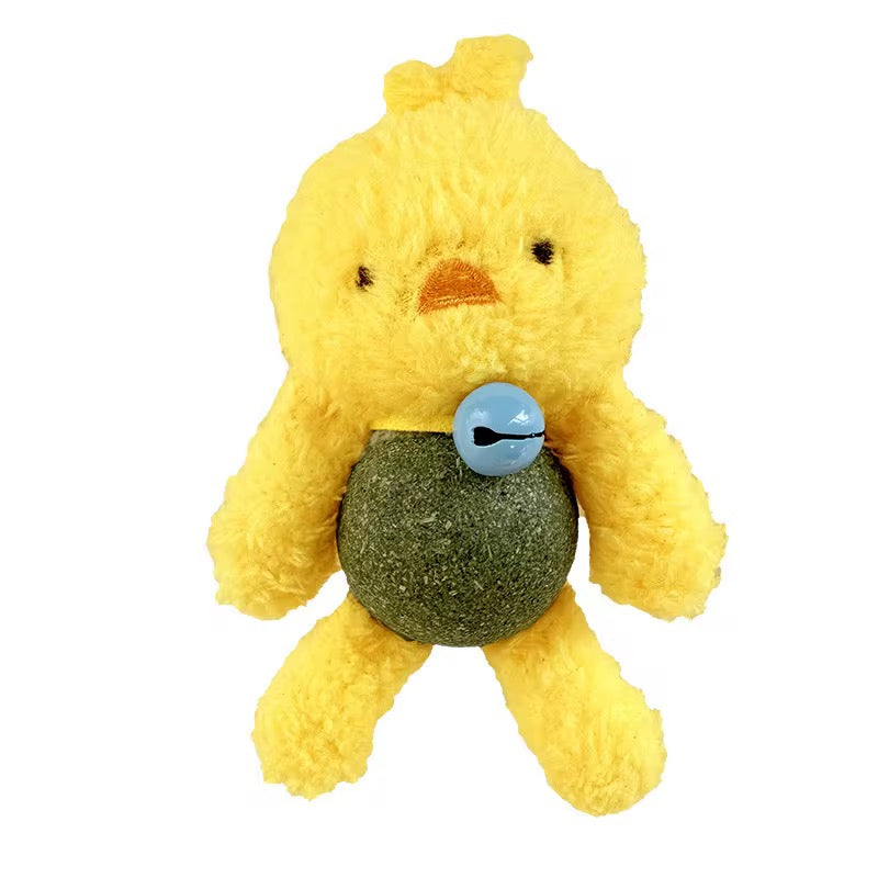 Peluche con bolita de catnip