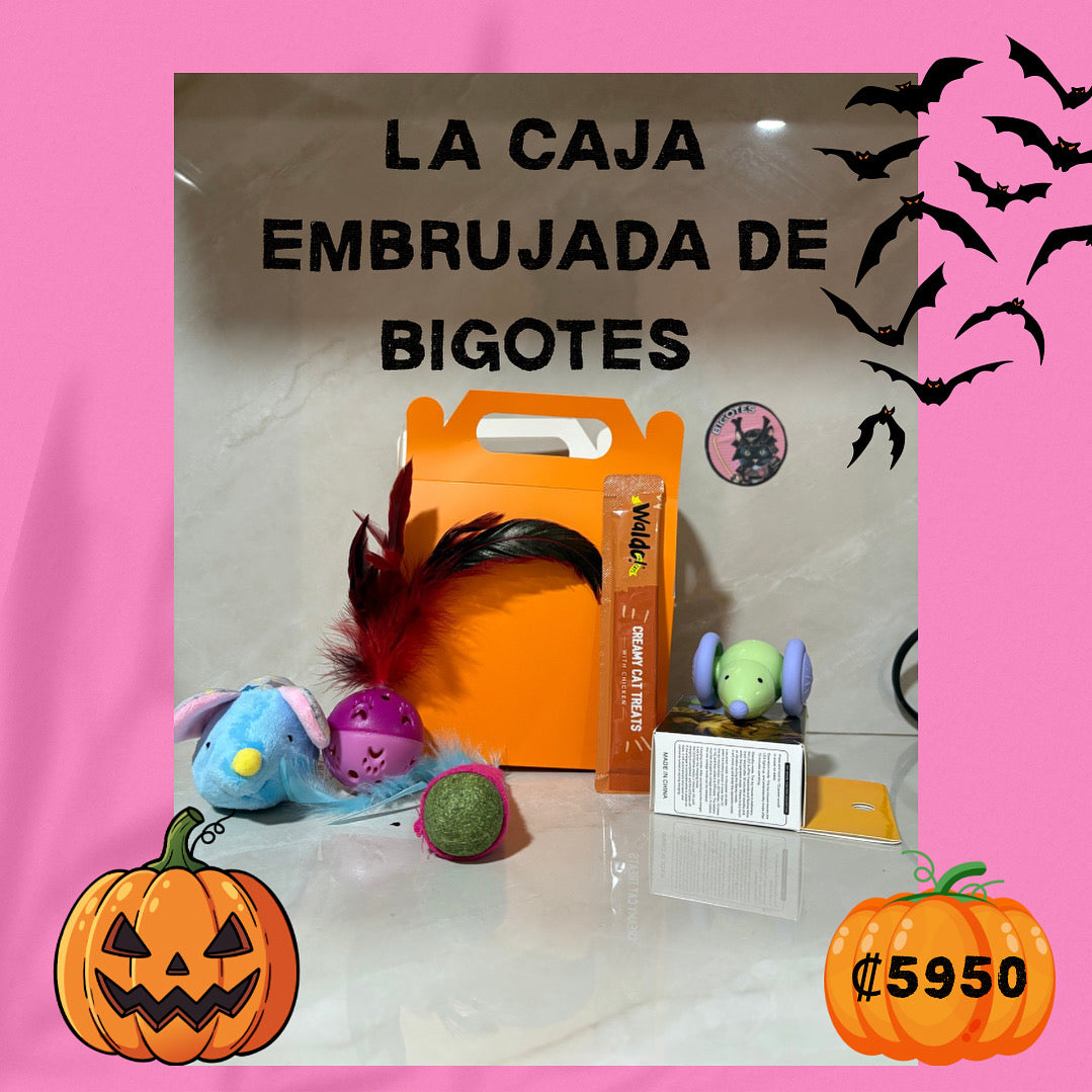 Caja embrujada de bigotes