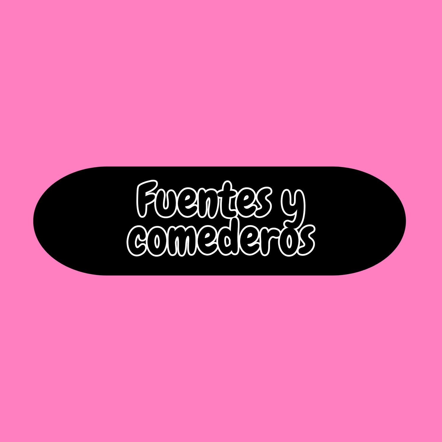 Fuentes y comederos
