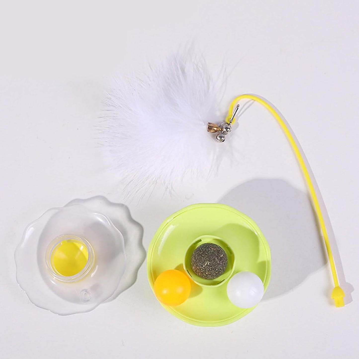 Pluma con Bolita de Catnip