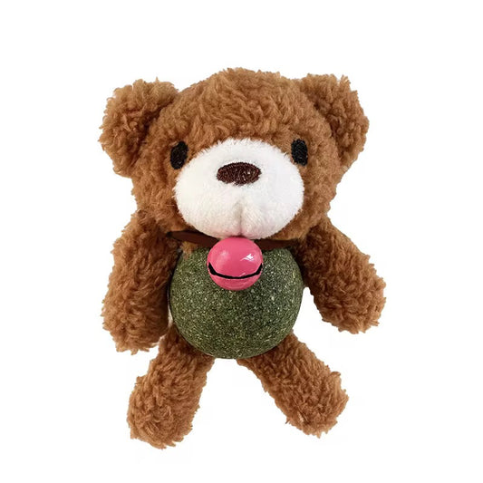Peluche con bolita de catnip