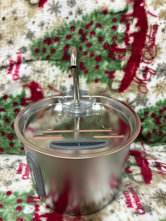 Fuente de acero inoxidable