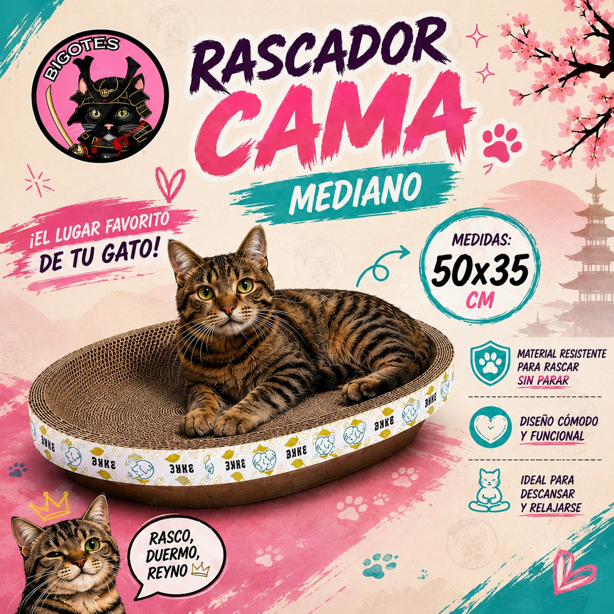 Promo 2 rascadores medianos