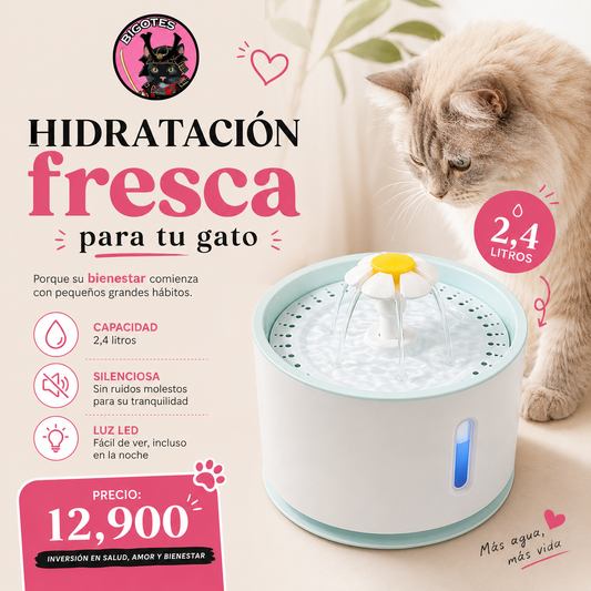 Fuente 2,4 L de flor