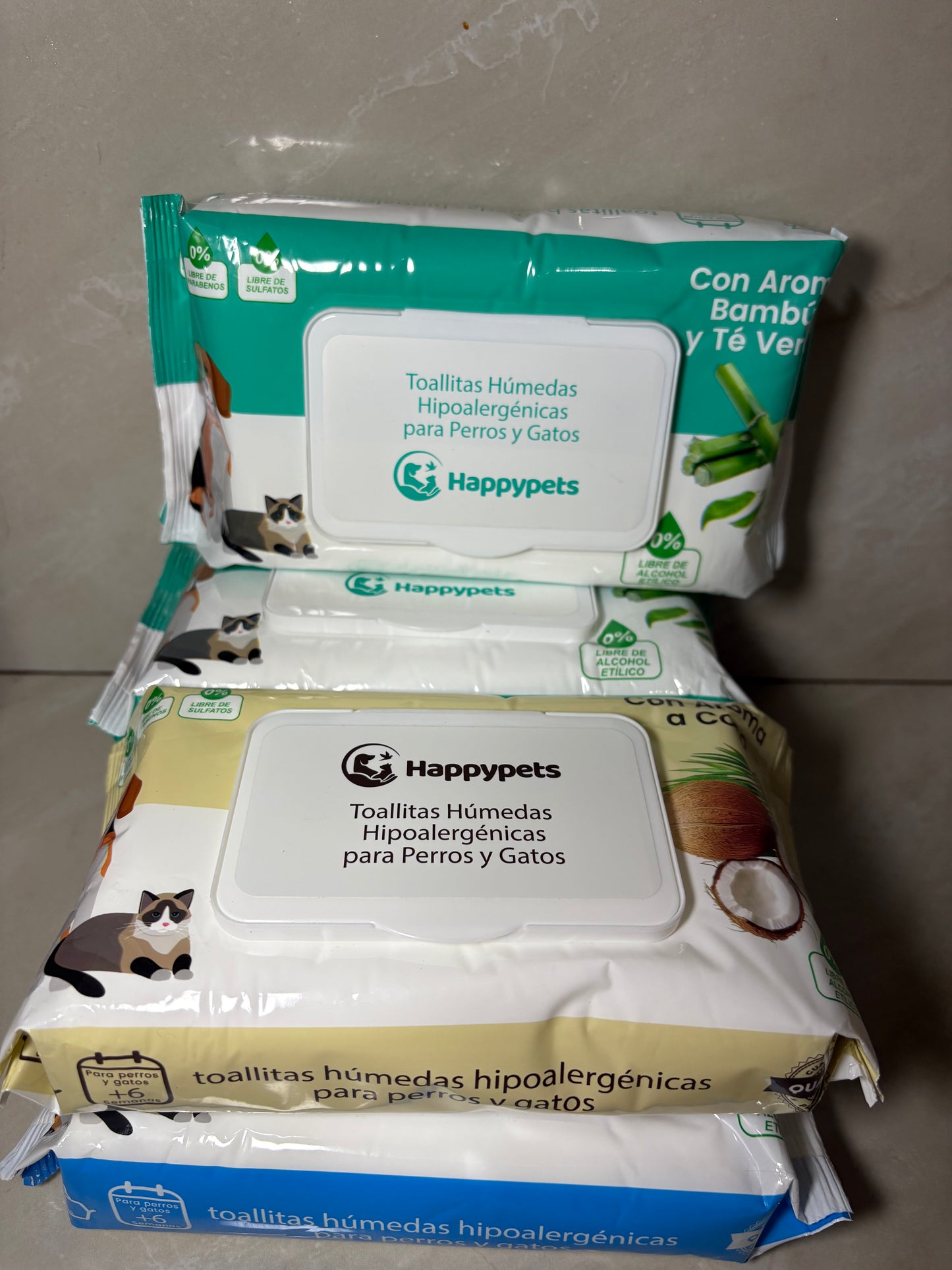 Toallitas húmedas para mascota