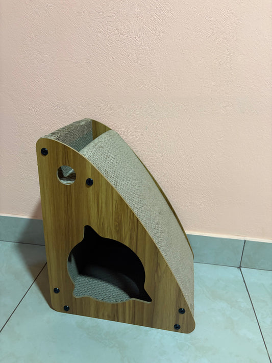 Rascador tipo casita
